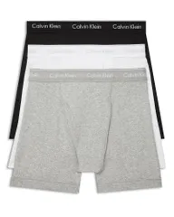カルバンクライン メンズ アンダーウェア ボクサーパンツ コットン Calvin Klein Cotton Boxer Briefs Pack of 3 GrayBlackWhite ホワイト