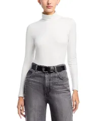 マジェスティック レディース アウター ニット・セータートルネック Majestic Filaturesoftouch Long Sleeve Turtleneck Cream クリームのサムネイル