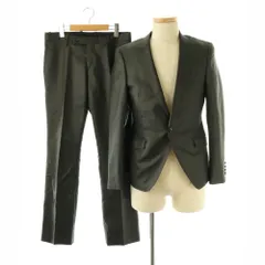 ニコルクラブフォーメン NICOLE CLUB FOR MEN ジャケット パンツ セットアップ 上下 スーツ テーラード ストレート 46 グレー /NR ■OS