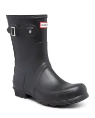 ハンター メンズ シューズ ブーツ・レインブーツ Hunter Mens Original Short Boots Black ブラック
