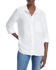 ベラダール レディース トップス シャツ ボタンダウン Bella Dahlong Sleeve Button Down Top White ホワイトのサムネイル