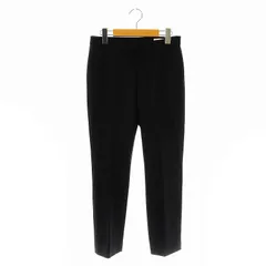 スローン SLOANE ウールギャバジン テーパードパンツ ジッパーフライ 1 黒 ブラック /NR ■OS