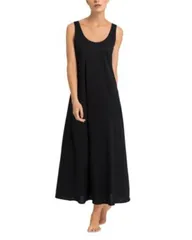 ハンロ レディース トップス タンクトップ コットン Hanro Cotton Deluxe Tank Nightgown Black ブラックのサムネイル