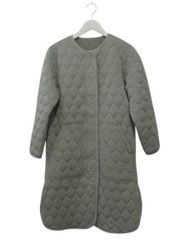 KEYMEMORY キルトロングコートQuilt long coat GREEN - メルカリ