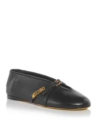 モスキーノ レディース シューズ パンプス Moschino Womens Ballerina Flats Black ブラックのサムネイル