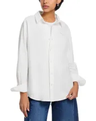 マザー レディース トップス シャツ MOTHER The Bestie Shirt White ホワイトのサムネイル