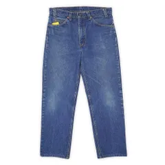 リーバイス Levi's 80s 80年代 505 デニムパンツ MADE IN USA アメリカ製 オレンジタブ ジーンズ 定番 501 ヴィンテージ 古着 メンズ ズボン・パンツ ブルー W34 L30【中古】