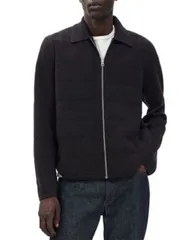 ラグアンドボーン メンズ アウター ニット・セーター rag bone Melrose Window Pane Full Zip Sweater Brown ブラウンのサムネイル