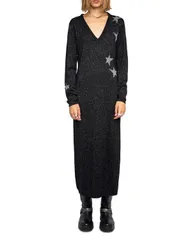 ザディグ エ ヴォルテール レディース アウター ニット・セーター Zadig Voltaire Stelly Sweater Dress Black ブラックのサムネイル