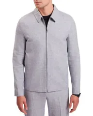 テッドベーカー メンズ アウター ジャケット・ブルゾン リネン Ted Baker Ashleyj Linen Blend Harrington Jacket Stone ストーンのサムネイル