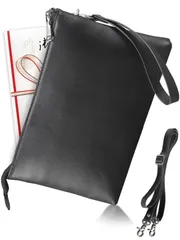 クラッチバッグ  本革 2WAYストラップ メンズ 結婚式 ブランド レザー フォーマル 卒業式 入学式 冠婚葬祭 法事 男性 ショルダーバッグ カジュアル 革 セカンドバッグ 黒 ブラック 父の日 ギフト