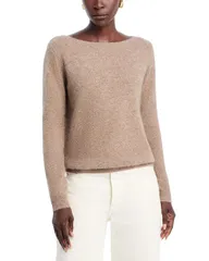 マジェスティック レディース アウター ニット・セーター Majestic Filatures Boat Neck Sweater Bisonのサムネイル
