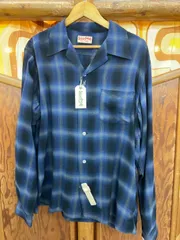 RAYON OMBRE CHECK OPEN SHIRT