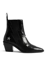 ザディグ エ ヴォルテール レディース シューズ ブーツ・レインブーツ ヴィンテージ Zadig Voltaire Womens Tyler Stars Vintage Boots Black ブラッのサムネイル