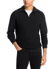 ラグアンドボーン メンズ アウター ニット・セーター rag bone Joel Merino Half Zipper Sweater Black ブラックのサムネイル