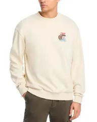 レ ドゥ メンズ アウター パーカー・スウェット シャツ グラフィック Les Deux Cole Graphic Sweatshirt Ivory アイボリー