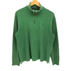 ポロラルフローレン POLO RALPH LAUREN ポニー 刺繍 ハーフジップ スウェット プルオーバー メンズ import：M 