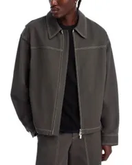 ヘルムート ラング メンズ アウター ジャケット・ブルゾン リラックスフィット Helmut Lang Relaxed Fit Carpenter Jacket Graphite グラファイトのサムネイル