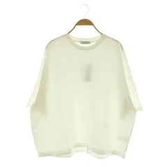 ジャーナルスタンダード レリューム JOURNAL STANDARD relume 25AW ギャザーヘムショートスリーブTシャツ F ホワイト /MY ■OS