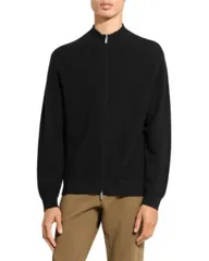 セオリー メンズ アウター ニット・セーター Theory Cashmere Zipper Sweater Black ブラック