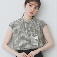 mina perhonen piha フレンチスリーブブラウス 36 - メルカリ