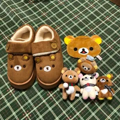 リラックマ 冬の靴＆キーホルダー＆ポーチ 全セット