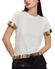 シンシアローレイ レディース トップス Tシャツ Cynthia Rowley Womens Athena Tee White ホワイトのサムネイル