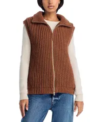 ヘルノ レディース アウター ベスト ニット Herno Knitted Vest Charamel