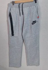 XL) NIKE ナイキ テックフリース グレー コットン トレーニングパンツ トラックパンツ レディース