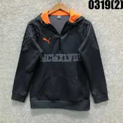 プーマ ブラック フード ハーフジップアップ 12-14