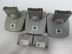 Nintendo64 64GBパック 3点 コントローラーパック 2点 おまとめセット 動作未確認・ジャンク品