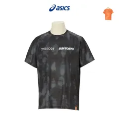 asics RUN TOKYO 2026 半袖 Tシャツ ブラック