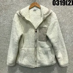 FILA フィラ フリース アイボリー ジップアップ キッズ 12-14歳