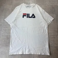 O-914 FILA 90s フィラ グラフィックプリントTシャツ サイズL