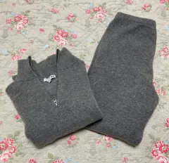 UNIQLO JW Kinloch Anderson スフレヤーン ハーフジップアップセーターパンツ まとめ