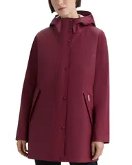 ハンター レディース アウター ジャケット・ブルゾン Hunter Acacia Rubberized Rain Jacket Cranberryのサムネイル