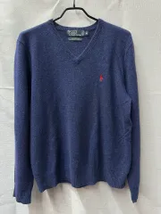 ポロ ラルフローレン ラムウール Vネック ニット 100