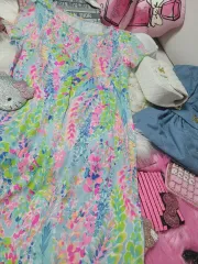 華やかなフラワー パータン ONE PIECE リリー・リリパット