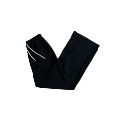 ベーシック ブラック ワイド トレーナー ズボン