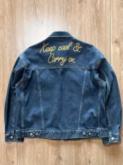 SNOOPY (ピーナッツ The Peanuts) デニムジャケット トラッカージャケット