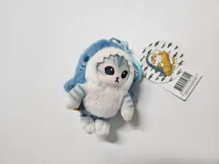(新品) mofusand 高等魚にゃん サメコスチューム キーホルダー ぬいぐるみ