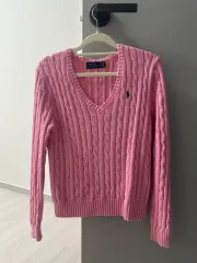 ポロラルフローレン ケーブル編み ニット ピンク