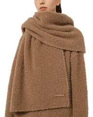 マックスマーラ レディース アクセサリー マフラー・ストール・スカーフ Max Mara Calabra Boucl Scarf Camel キャメルのサムネイル
