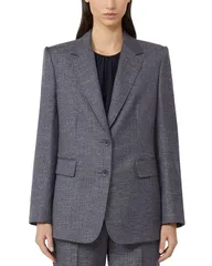 マックスマーラ レディース アウター ジャケット・ブルゾン ブレザー Max Mara Studio Notched Lapel Blazer Navy ネイビー