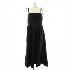 ザラ ZARA キャミワンピース ロング L ブラック /ES ■OS