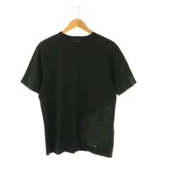 ディーゼルブラックゴールド DIESEL BLACK GOLD フロントポケットデザイン Tシャツ カットソー 半袖 L ブラック /HK ■OS