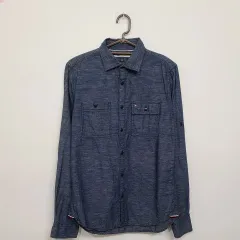 トミーヒルフィガー/長袖シャツ/Sサイズ/C764