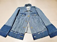 レニボン レイヤード ライトブルーデニムジャケット ポール1309