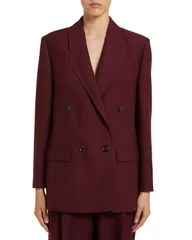 マレーラ レディース アウター ジャケット・ブルゾン ブレザー Marella Fluid Bordeaux Blazer Bordeauxのサムネイル