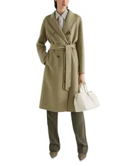 マレーラ レディース アウター コート ウール Marella Sage Wool Coat Sage セージのサムネイル